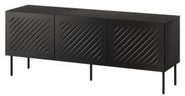 TV komoda Siena 150 cm - črna