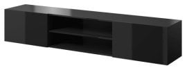 TV komoda Slide 200 cm - črna