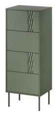 Komoda Tresse 4S - zelena