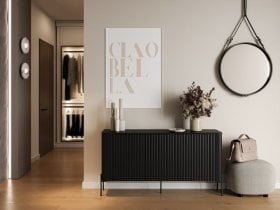Halmar - Komoda Vera 150 cm - črna