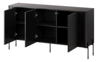 Halmar - Komoda Vera 150 cm - črna