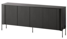 Komoda Vera 190 cm - črna