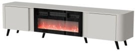 TV komoda Volare 200 EF z možnostjo montaže kamina - kašmir