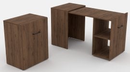 Pisalna miza Smart - oreh okapi - 24OKLV03