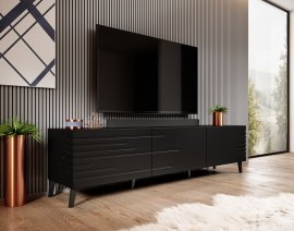 TV komoda Nova - črna 