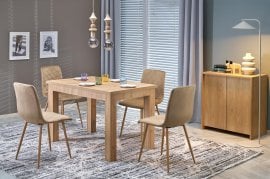 Raztegljiva jedilna miza Gizmo - 120-160 cm - artisan hrast 