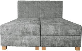 Halmar - Boxspring postelja Largo 160x200 cm - siva