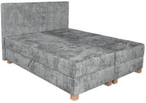Halmar - Boxspring postelja Largo 160x200 cm - siva