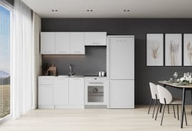 Kuhinjski sestav Corona - 180 cm - bela