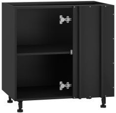 Spodnja kotna omara Vento - DN-100/82 - črna