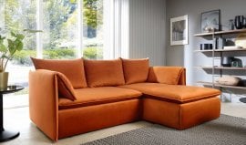 Kotna sedežna garnitura Gold