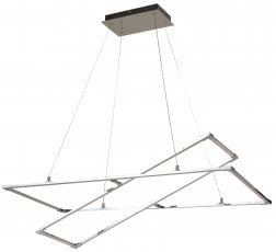 Viseča stropna svetilka Kseros 45W LED 4000K Chrome 