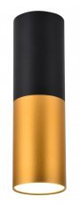Stropna svetilka Tube 1x15W GU10 5,8/20 Black/Gold