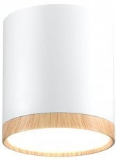Stropna svetilka Tube 5W LED 4000K 6,8cm Wood/White