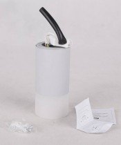 Candellux - Stropna svetilka Tube 1x50W GU10 6,4cm Frozen/White