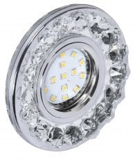 Reflektorska svetilka SK-94 CH/TR GU10 1x35W+LED SMD 3W 230V Chrome