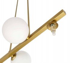 Candellux - Viseča stropna svetilka Kama 4x28W G9 Brass