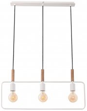 Viseča stropna svetilka Frame 3x60W E27 White