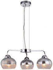 Candellux - Viseča stropna svetilka Cromina 3x60W