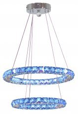 Viseča stropna svetilka Lords 27W LED RGB Chrome