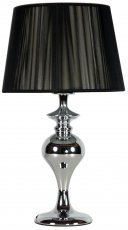 Candellux - Namizna svetilka Gillenia 40cm 1x60W E27 Black