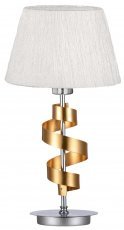 Candellux - Namizna svetilka Denis 1x60W E27 Chrome/Gold 