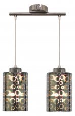 Viseča stropna svetilka Nocturno 2x40W E27 Chrome 