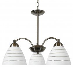 Candellux - Viseča stropna svetilka Uli 3x60W E27 Satin 