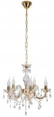 Candellux - Viseča stropna svetilka Maria Teresa 5x40W E14 Gold