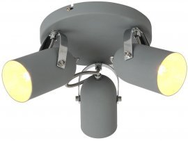 Candellux - Stropna svetilka Gray Plafond 3x40W E14 Gray