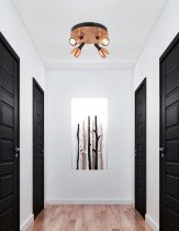 Candellux - Stropna svetika Cross Plafond 4x50W GU10 Copper