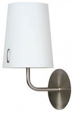 Stenska svetilka Muscat 1x40W E14 Nickel Mat