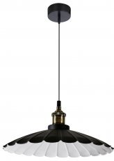 Candellux - Viseča stropna svetilka Flam 34 1x60W E27 Black