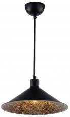 Candellux - Viseča stropna svetilka Scrimi-2 1x60W E27 Black
