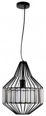 Candellux - Viseča stropna svetilka Alvaro -1 30 1x40W E27 Black