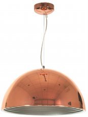 Candellux - Viseča stropna svetilka Amalfi 30 1x60W E27 Copper