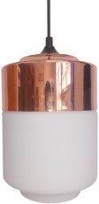 Candellux - Viseča stropna svetilka Masala 17 1x60W E27 Coppery