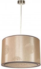 Candellux - Viseča stropna svetilka Perla 1x60W E27 Beige
