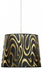 Viseča stropna svetilka Tiger 26 1x60W E27 Black/Gold