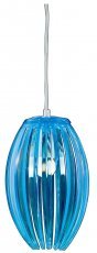 Candellux - Viseča stropna svetilka Abuko 1x60W E27 Blue Small 