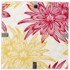 Plafonjera Georgia 40x40 16W LED Red Yellow 6500K