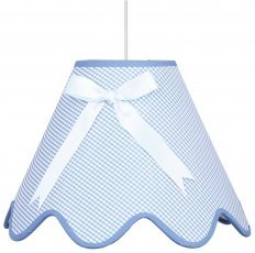 Viseča stropna svetilka Lola 1x60W E27 Modra