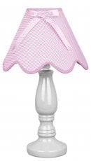 Candellux - Namizna svetilka Lola 1x40W E14 Pink 