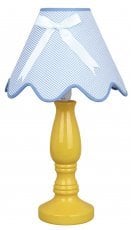 Namizna svetilka Lola 1x40W E14 Rumena + Modra