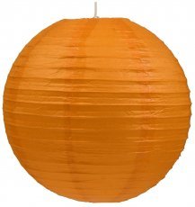 Candellux - Viseča stropna svetilka Paper Sphere 50 Orange 