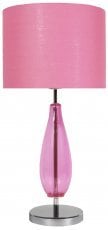 Candellux - Namizna svetilka Marrone 1x60W E27 H-57 Pink 