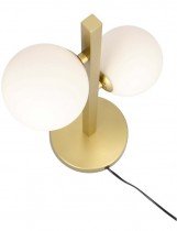 Candellux - Namizna svetilka Kama 2x28W G9 Brass