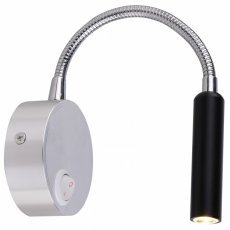 Stenska svetilka Dino 3W LED Chrome/Black