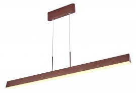 Candellux - Viseča stropna svetilka Coconut 28W LED 4000K Brown