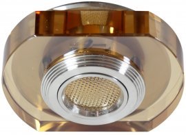 Candellux - Reflektorska svetilka SS-34 AL/AM 3W LED 3000K Amber